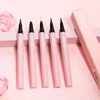 HOLD LIVE 0,6 мл ультратонкая натуральная жидкая подводка для глаз, быстросохнущая, водостойкая, устойчивая к поту 902 Coffee sponge head (green shell)