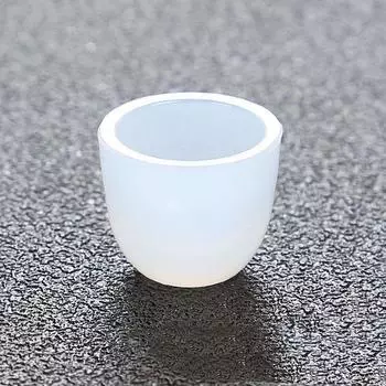 Holder Epoxy DIY Pendant Cap 3D Solid Crafts Tools Jewelry Making Jewelry accessory Silicone Mold white-A