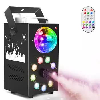 HOLDLAMP 700 Вт дым-машина с цветными 9 светодиодными диско-лампами DJ диско-лампами вращающийся шаровой светильник портативное сценическое освещение сценическое оборудование