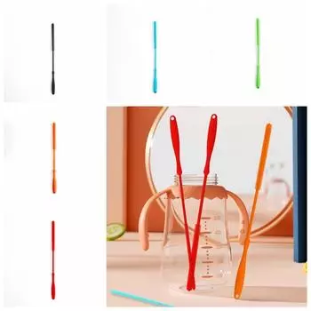 Hole Gap Cleaning Brush Straw Cleaning Brush Drinking Straw Cleaner Feeding Bottle Cleaner 8mm зелёный