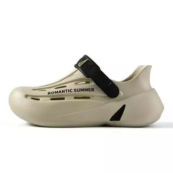 Hole shoes men s summer new wear wear wear-resistant sports bag head slippers outdoor beach cool slippers 40-41 хаки