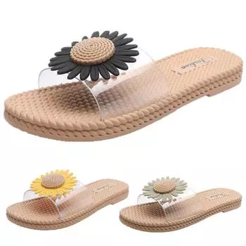 Holfredterse 2022 Новейшая обувь для женщин Сандалии Женские летние тапочки Шлепанцы Обувь Женская обувь для дома с плетеной подошвой из искусственной кожи 2009 37