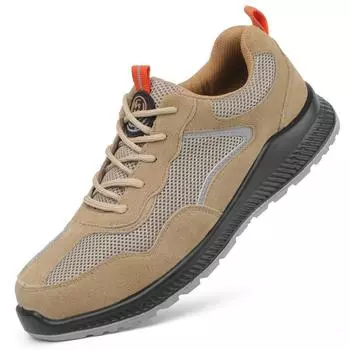 Holfredterse Летние самые популярные рабочие ботинки Обувь Мужская антистатическая противоударная конструкция со стальным носком Неразрушаемая обувь 46