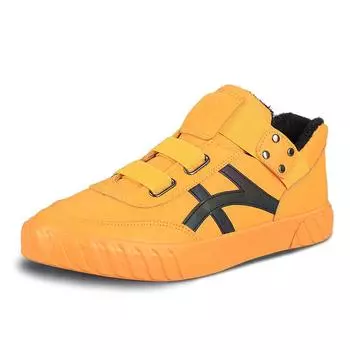 Holfredterse модные мужские кожаные зимние меховые теплые кроссовки вулканизированные повседневные туфли на плоской подошве для скейтборда носимые туфли с круглым носком 20928 39