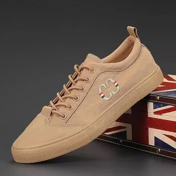 Holfredterse осенние мужские легкие повседневные плоские парусиновые туфли на шнуровке спортивные эспадрильи с резиновой подошвой 5 цветов для ходьбы 20853 42