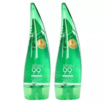 Holika Aloe 99% Успокаивающий гель 250млx2, 250мл, 2
