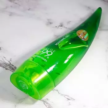 Holika Holika Aloe 99% Успокаивающий гель, Увлажняющий, Kbeauty, Корейская косметика, пробник 55ml
