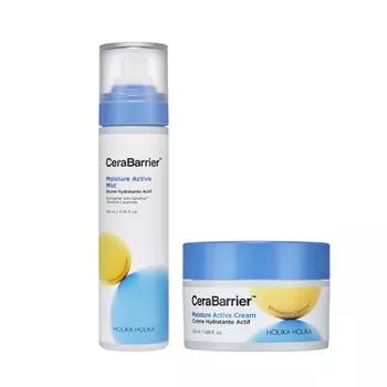 HOLIKA HOLIKA CeraBarrier Увлажняющий активный набор (Спрей 120 м / 4,06 жидких унций + Крем 50 м / 1,69 жидких унций.) (3 варианта) #Cream + Mist 1 SET