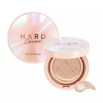 Holika Holika Hardcover Glow EX Cushion Foundation Original 14g + Refill 14g Set, 03 Sand Ivory, 1 набор