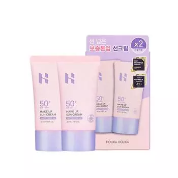 HOLIKA HOLIKA Make Up Солнцезащитный крем SPF50+ PA+++ (Матовый тон) 60 мл * 2 шт.
