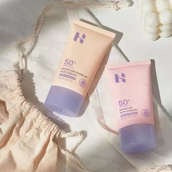 HOLIKA HOLIKA Moisture Makeup Sun Cream 60мл SPF50+ PA++++, корейская косметика, Kbeauty, пробник Dewy