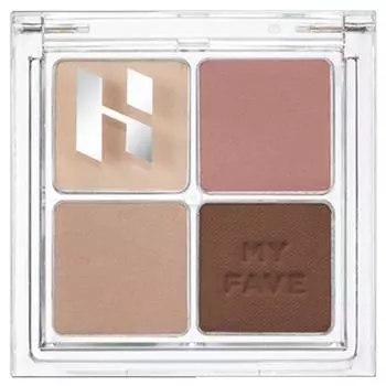 Holika Holika My Fave Eyeshadow Palette, Truffle, 1 шт.