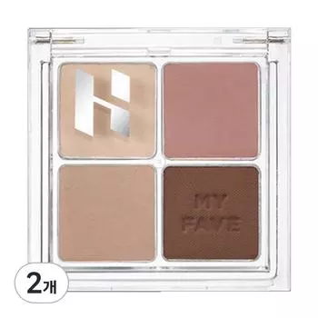 Holika Holika My Fave Eyeshadow Palette, Truffle, 2 шт.