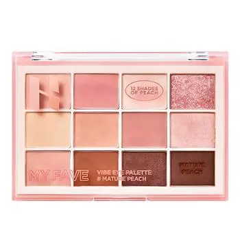 Holika Holika My Fave Vibe Eye Palette 10 г, Mature Peach, 1 шт.