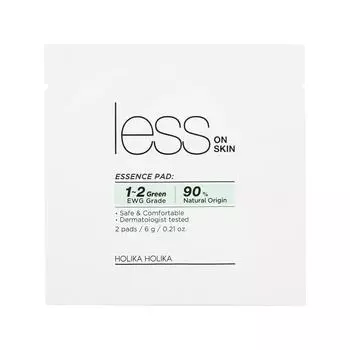 Holika Holika Очищающие подушечки для лица Less On Skin, 2 шт.
