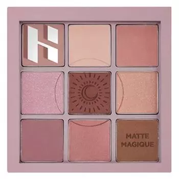 HOLIKA HOLIKA Палитра теней для век Mat Magic Collection My Fave Mood 8 г, Mooney, 1 шт.