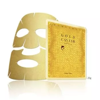 HOLIKA HOLIKA Prime Youth Gold Caviar Gold Foil Mask 25гр. #5sheets x1set