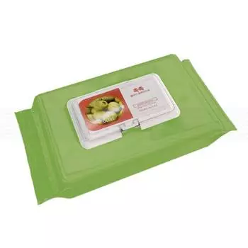 HOLIKA HOLIKA Салфетки для умывания Daily Fresh Moist Olive 300 г, 60 шт., 4 шт.