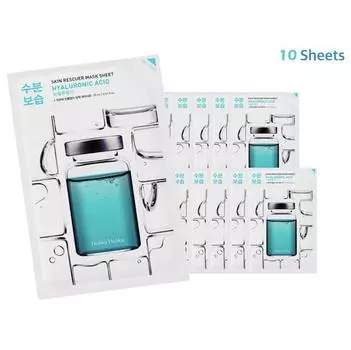 HOLIKA HOLIKA Skin Rescuer Mask Sheet Hyaluronic Acid 20ml * 10 листов