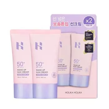Holika Holika Солнцезащитный крем для макияжа SPF50 PA+++, 35 мл, 2 шт.