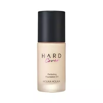 HOLIKA HOLIKA Тональный крем Hard Cover Perfecting Foundation EX01 30 мл, теплый оттенок слоновой кости, 1 шт.