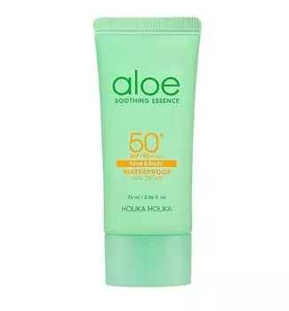 [HOLIKA HOLIKA] Водостойкий солнцезащитный крем с успокаивающей эссенцией алоэ SPF50+ PA++++ 70 мл