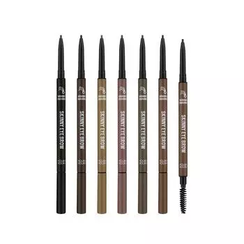 Holika Holika Wonder Drawing Skinny Eyebrow, 02 Dark Brown, 1 pc.
