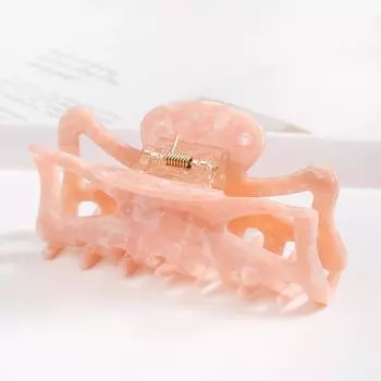 Hollow acetic acid clip textured temperament hair clip advanced color hair clip hair accessories utility shark clip