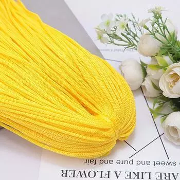 Hollow Line Macrame Rope Hand-Woven Handicrafts Thread Elegant Nylon Cord DIY