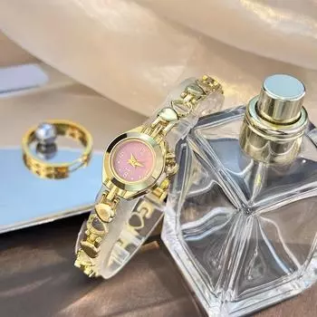 Hollow Love Pendant Bracelet Quartz Watch Small Exquisite Smart Jewelry Watch