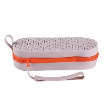 Hollow Zipper Eyeglasses Bag Silicagel Sun Glasses Protection Box Myopia Glasses Case Kids