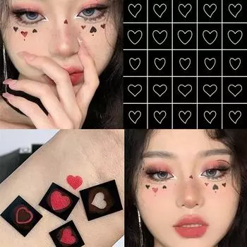 Hollowed Body Art Paint Stencils Multi Pattern DIY Makeup Tools Face Paint Template Sticker Party 5