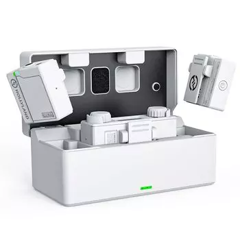 Hollyland Lark 150 беспроводной внешний смартфон штырь всенаправленный микрофон чехол для хранения и зарядки 100 м передача 3S автоматическая совместимость