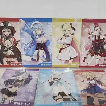 Holo Live Kotobukiya Pre-order Benefit 7 Piece Postcard Set