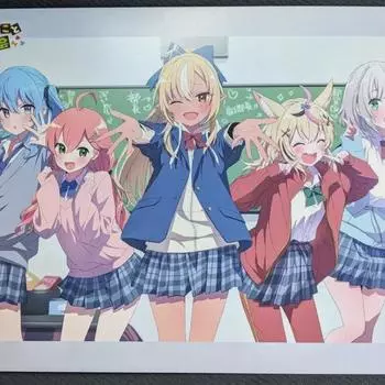 Holo Live Shiraken Что вы не знаете Учебная группа Визуальная иллюстрация Доска