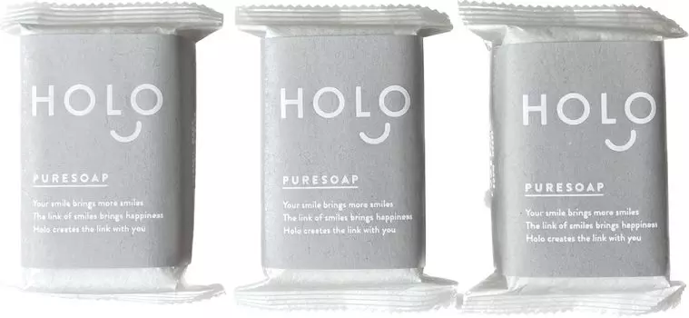 HOLO Pure Soap твердое мыло 100 г набор из 3 штук уход за кожей лица и тела сухая кожа барьерная функция гипоаллергенное чувствительная кожа нежная кожа увлажнение молочное