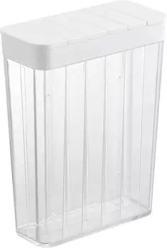 Холодильник для сортировки риса Yamazaki Jitsugyo на 1 чашку, белая башня, мерный резервуар для риса, раздвижной тип, приблизительно 3760. Ш18,5XГ8,5XВ24,5 см