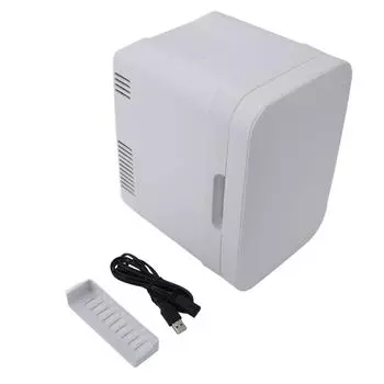 Холодильник для ухода за кожей емкостью 4 л Эффективное охлаждение Охладитель Подогреватель Холодильник Маленький Охлаждение Отопление