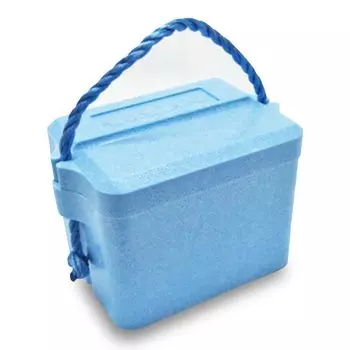 Холодильник-коробка маленькая из пенополистирола синего цвета 3,9 л Ti-35