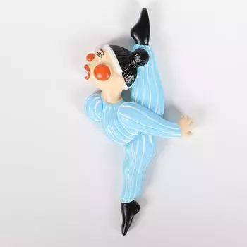 Холодильник корона маска танцующая девочка мальчик моделирование 3d креативная коллекция подарки Персонажи мультфильмов Маска девочка магниты на холодильник