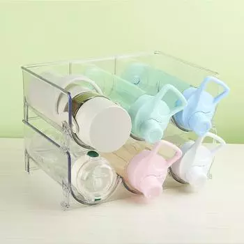 Холодильник Кухонный шкаф Органайзер и хранение Тумблер Путешествия Кружка-Кубок Органайзер Расширяемый держатель для бутылок с водой Полка