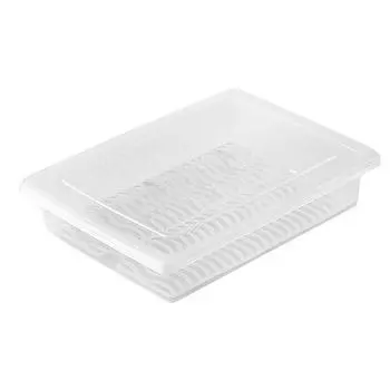 Холодильник Пищевой Ящик Прозрачный Прямоугольный Универсальный Контейнер Для Хранения Пищевых Продуктов С Крышкой Для Дома