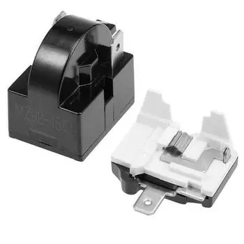 Холодильник PTC-пусковое реле 1/2-контактный 15 Ом + 1/6H Компрессор Защита от перегрузки 1Pin 15 Ohm + 1/6H