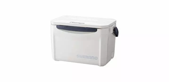 Холодильник SHIMANO, маленький, 20 л, Freega Basis для рыбалки, чисто-белый, 200UZ-020N