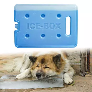 Холодильный элемент в виде ледяного блока, герметичный, компактный, многоразовый, для путешествий, кемпинга, пляжа, активного отдыха 1000ml