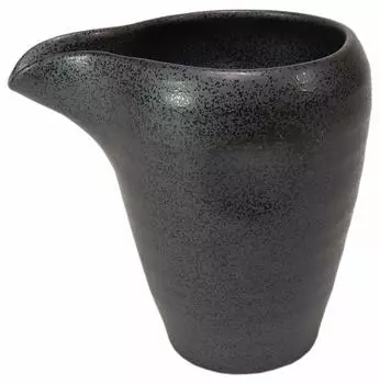 Холодная чашка для сакэ из черного хрусталя, большая xx Японская реклама [11,6 8,6 11,5 см 310 куб. см] [Ресторан, гостиница, столовые приборы, ресторан, использование, столовые приборы]