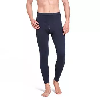 Холодная погода Внутренний теплый Внутренний зимний теплый Длинный открытый однотонный [moxixom] Мужские колготки, леггинсы, нижнее белье, гетры, 100% хлопок, Boost, брюки, спереди,