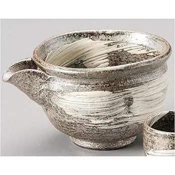 холодная посуда для сакэ x 10 x японская стильная бутылка для сакэ коммерческого использования с одним горлышком (Изделия Сигараки) [13 7,5 см 240 г] [Холодная посуда] Рестораны, гостиницы,