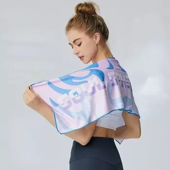 Холодное полотенце, впитывающее влагу, мгновенное сухое холодное полотенце, портативное холодное полотенце для фитнеса 30*100cm