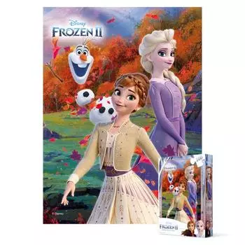 Холодное сердце 2 - Эльза и Анна (негабаритный) Пазл Disney Animation 100 деталей, популярный корейский пазл